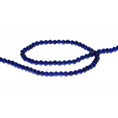 Λάπις λάζουλι (Lapis) AA' σε χρώμα μπλε και σχήμα σφαιρικό ταγιέ